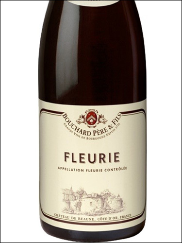 фото Bouchard Pere & Fils Fleurie AOC Бушар Пэр э Фис Флери Франция вино красное