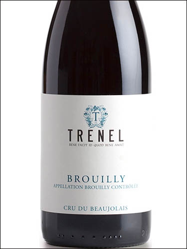 фото Domaine Trenel Brouilly AOC Домен Тренель Бруйи Франция вино красное