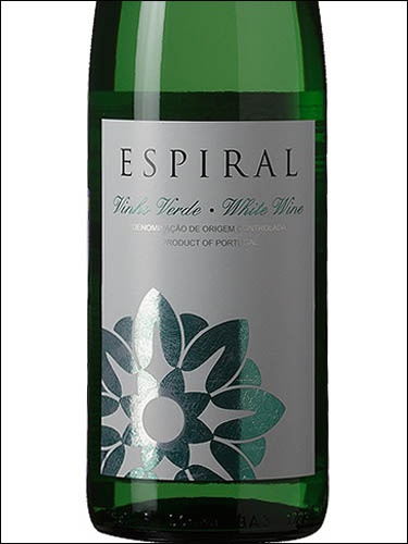 фото Espiral Vinho Verde DOC Эшпирал Виньо Верде Португалия вино белое