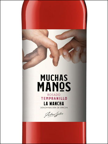 фото вино Muchas Manos Rosado Tempranillo La Mancha DO 