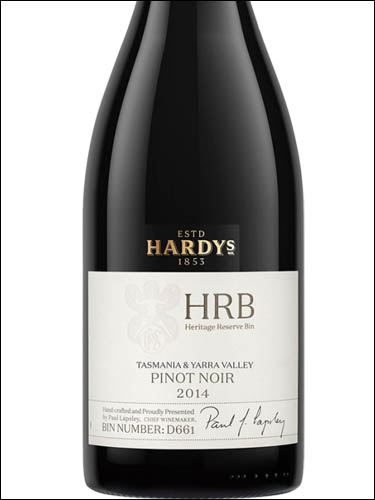 фото Hardys Heritage Reserve Bin Pinot Noir Хардис Эритаж Резерв Бин Пино Нуар Австралия вино красное