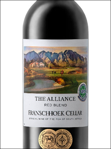 фото Franschhoek Cellar The Alliance Red Blend Франсхук Селлар Альянс Ред Бленд ЮАР вино красное