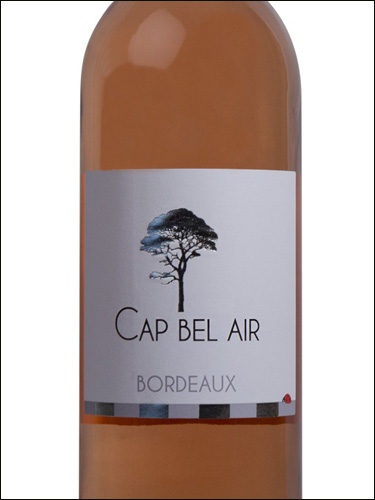 фото Cap Bel Air Bordeaux Rose AOC Кап Бель Эр Бордо Розе Франция вино розовое