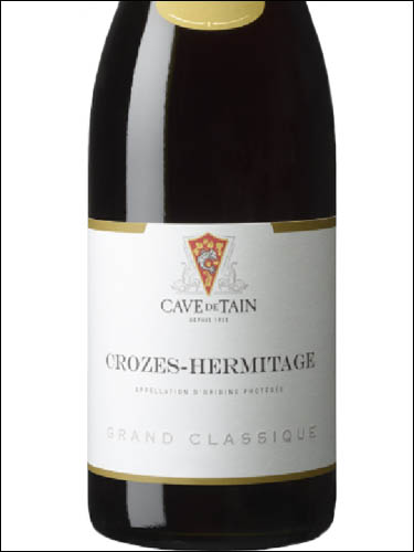 фото Cave de Tain Rouge Grand Classique Crozes-Hermitage AOC Кав де Тан Руж Гран Классик Кроз-Эрмитаж Франция вино красное