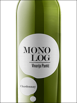 фото Vinarija Pantić Monolog Chardonnay Винария Пантич Монолог Шардоне Сербия вино белое