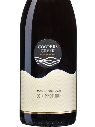 фото Coopers Creek Pinot Noir Marlborough Куперс Крик Пино Нуар Мальборо Новая Зеландия вино красное