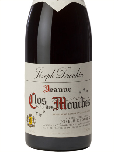 фото Joseph Drouhin Beaune Premier Cru Clos des Mouches Rouge AOC Жозеф Друэн Бон Премье Крю Кло де Муш Руж Франция вино красное