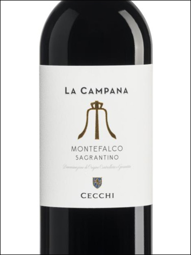 фото Cecchi La Campana Montefalco Sagrantino DOCG Чекки Ла Кампана Монтефалько Сагрантино Италия вино красное