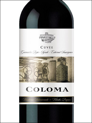 фото Coloma Cuvee Tinto Vino de la Tierra Extremadura Колома Кюве Тинто Вино де ла Тьерра Эстремадура Испания вино красное