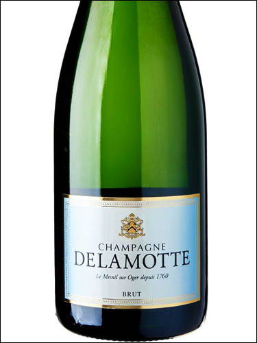 фото Champagne Delamotte Brut Шампанское Деламотт Брют Франция вино белое