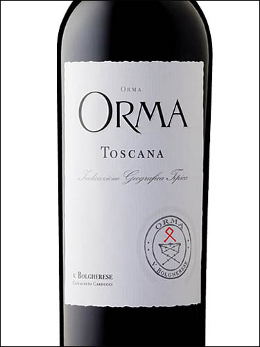 фото Orma Toscana Rosso IGT Орма Тоскана Россо Италия вино красное