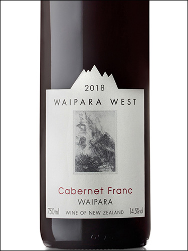 фото Waipara West Cabernet Franc Waipara Вайпара Вест Каберне Фран Вайпара Новая Зеландия вино красное