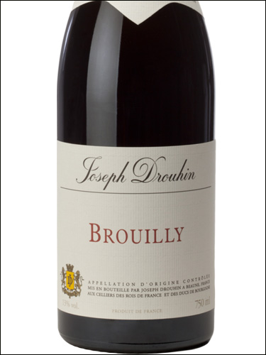 фото Joseph Drouhin Brouilly AOC Жозеф Друэн Бруйи Франция вино красное