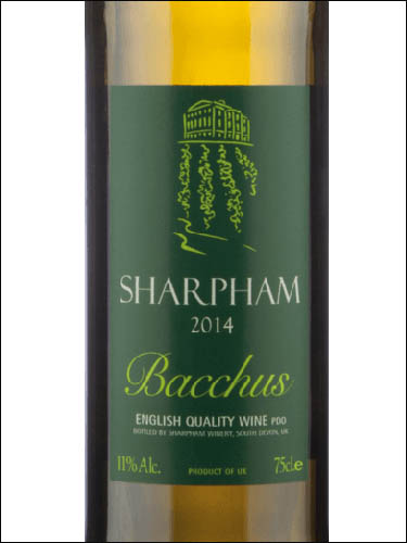фото Sharpham Bacchus Шарпхэм Бахус Великобритания вино белое