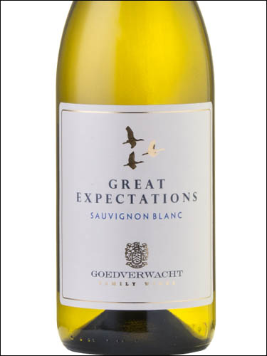 фото Goedverwacht Family Wines Great Expectations Sauvignon Blanc Гудвервахт Фэмили Вайнс Грейт Экспектейшинс Совиньон Блан ЮАР вино белое