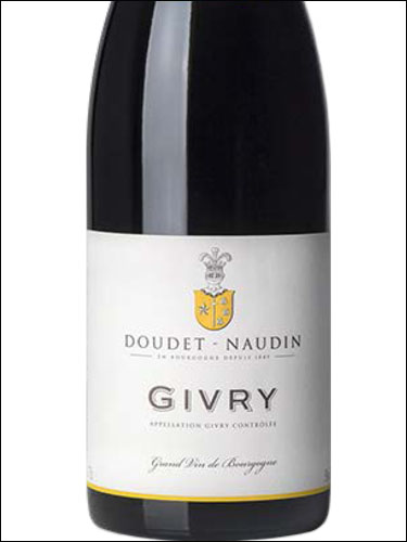 фото Doudet Naudin Givry AOC Дуде Ноден Живри Франция вино красное
