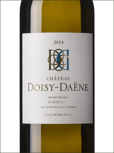фото Chateau Doisy-Daene Grand Vin Sec Bordeaux AOC Шато Дуази-Даен Барсак Гран Вин Сек Бордо Франция вино белое