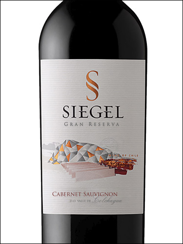 фото Siegel Gran Reserva Cabernet Sauvignon Сигель Гран Резерва Каберне Совиньон Чили вино красное