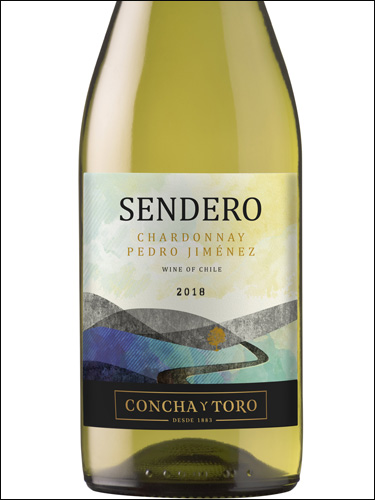 фото Concha y Toro Sendero Chardonnay - Pedro Jimenez Конча и Торо Сендеро Шардоне - Педро Хименес Чили вино белое