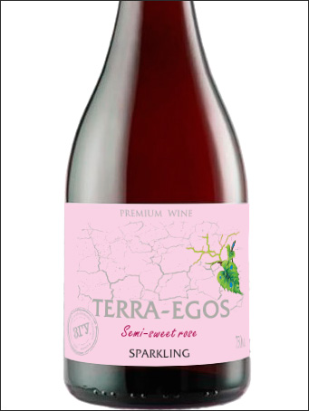фото Terra Egos Sparkling Semi-Sweet Rose Терра Эгос Игристое Полусладкое Розовое Россия вино розовое