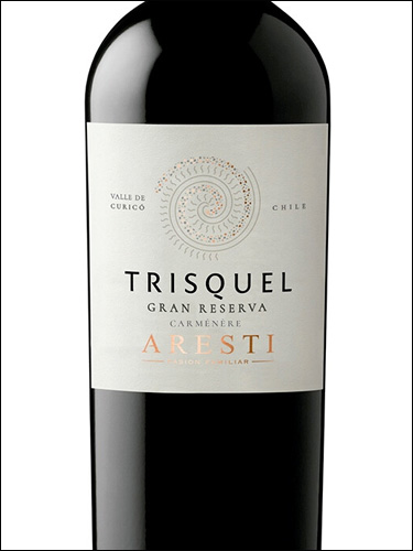 фото Aresti Trisquel Gran Reserva Carmenere Арести Трискель Гран Резерва Карменер Чили вино красное