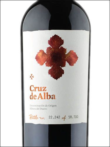 фото вино Cruz de Alba Ribera del Duero DO 