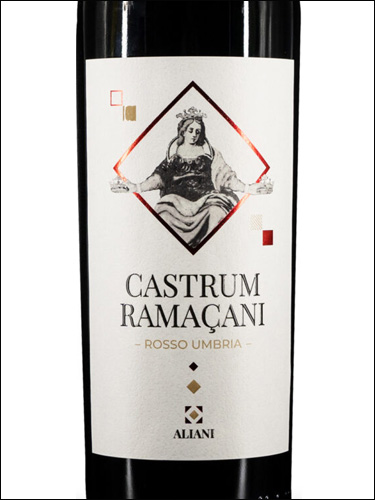 фото Aliani Castrum Ramacani Colli Altotiberini DOC Алиани Каструм Рамакани Колли Альтотиберини Италия вино красное