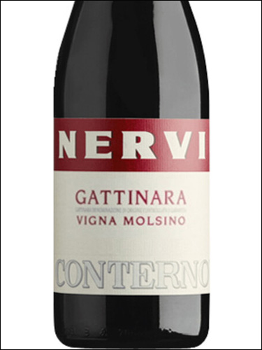 фото Nervi Gattinara Vigna Molsino DOCG Нерви Гаттинара Винья Мольсино Италия вино красное