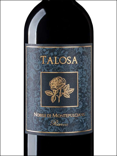 фото Talosa Vino Nobile di Montepulciano Riserva DOCG Талоза Вино Нобиле ди Монтепульчано Ризерва  Италия вино красное