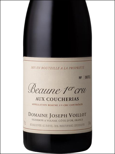 фото Domaine Joseph Voillot Beaune Premier Cru Aux Coucherias AOC Домен Жозеф Войо Бон Премье Крю О Кушериа Франция вино красное