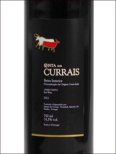 фото Quinta dos Currais Tinto Beira Interior DOC Кинта дос Курриас Тинту Бейра Интериор Португалия вино красное