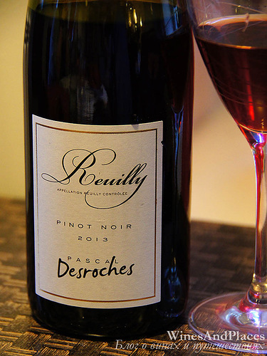 фото Pascal Desroches Pinot Noir AOC Reuilly Паскаль Дерош Пино Нуар Рейи АОС Франция вино красное