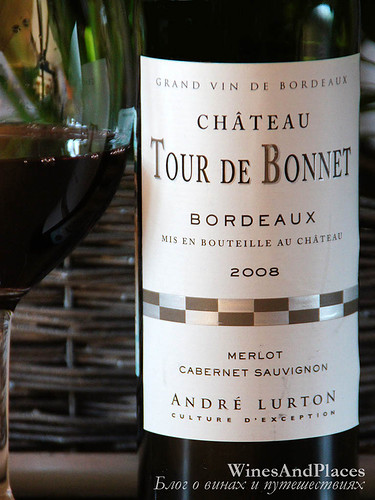 фото Chateau Tour de Bonnet Rouge AOC Bordeaux Шато Тур де Бонне Руж Бордо Франция вино красное