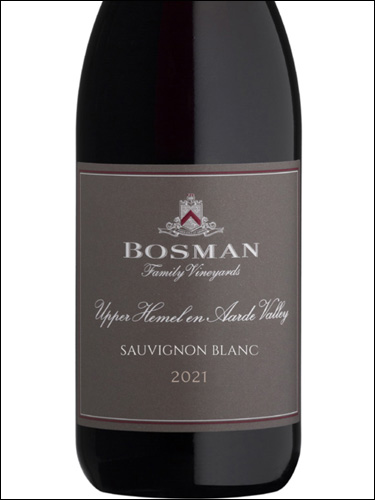 фото Bosman Upper Hemel en Aarde Valley Sauvignon Blanc Босман Верхняя долина Хемель-эн-Арде Совиньон Блан ЮАР вино белое