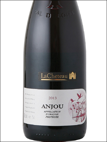фото LaCheteau Anjou Rouge AOC ЛаШето Анжу Руж Франция вино красное