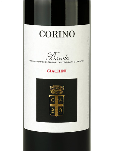 фото Corino Barolo Giachini DOCG Корино Бароло Джакини Италия вино красное