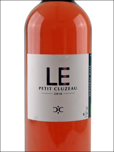 фото LE Petit Cluzeau Bergerac Rose AOC ЛЕ Пти Клузо Бержерак Розе Франция вино розовое