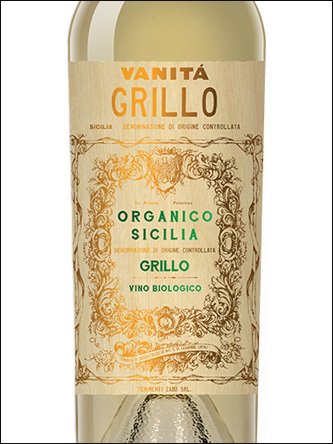 фото Vanita Grillo Organic Sicilia DOC Ванита Грилло Органик Сицилия Италия вино белое