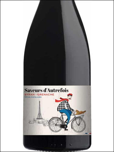 фото Vignerons Catalans Saveurs d'Autrefois Syrah-Grenache Cotes Catalanes IGP Виньерон Каталан Савёр д'Отрефуа Сира-Гренаш Кот Каталан Франция вино красное