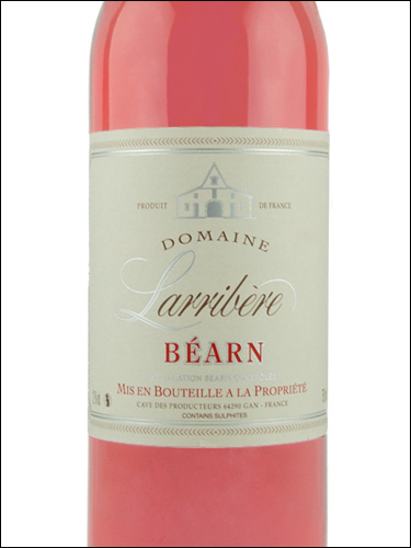 фото Domaine Larribere Bearn Rose AOC Домен Ларрибер Беарн Розе Франция вино розовое