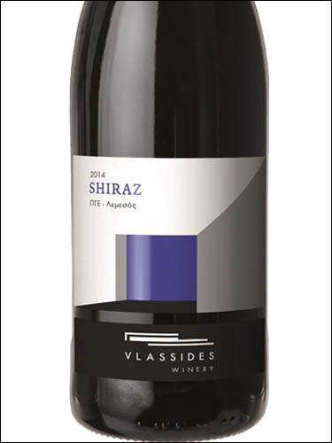 фото Vlassides Winery Shiraz Lemesos PGI Влассидес Вайнери Шираз Лемесос Кипр вино красное