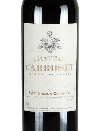 фото Chateau L'Arrosee Grand Cru Classe Saint-Emilion Grand Cru AOC Шато Л'Арросе Сент-Эмильон Гран Крю Франция вино красное