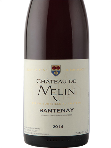 фото Chateau de Melin Santenay Le Chainey AOC Шато де Мелен Сантене Ле Шене Франция вино красное