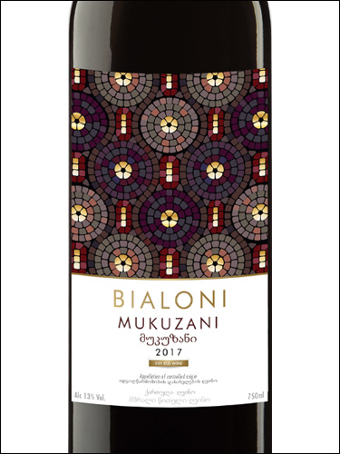 фото Bialoni Mukuzani Биалони Мукузани Грузия вино красное