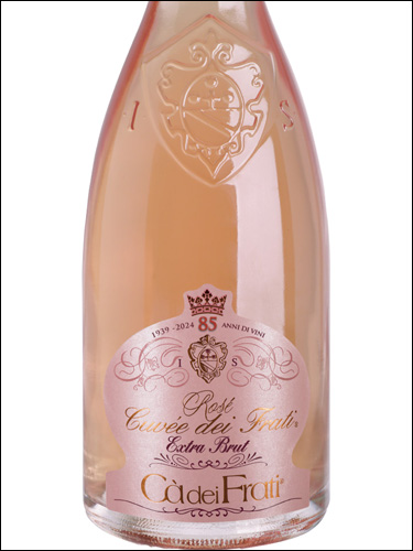 фото Ca dei Frati Rose Cuvee dei Frati Metodo Classico Extra Brut Ка дей Фрати Розе Кюве дей Фрати Методо Классико Экстра Брют Италия вино розовое