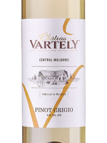 фото Chateau Vartely Pinot Grigio Codru IGP Шато Вартели Пино Гриджио Кодру Молдавия вино белое