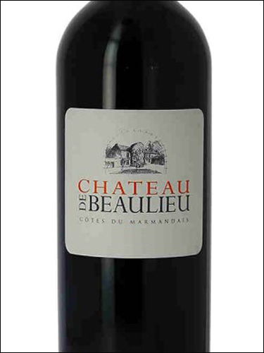 фото Chateau de Beaulieu Rouge Cotes du Marmandais AOC Шато де Болье Руж Кот дю Марманде Франция вино красное