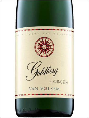 фото Van Volxem Goldberg GG Riesling Ван Вольксем Голдберг ГГ Рислинг Германия вино белое