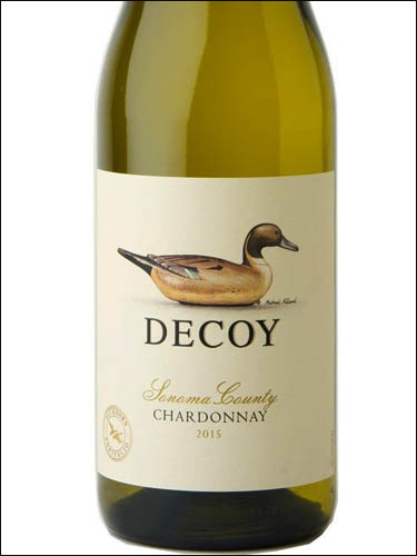 фото Decoy Chardonnay Sonoma County Декой Шардоне Сонома Каунти США вино белое