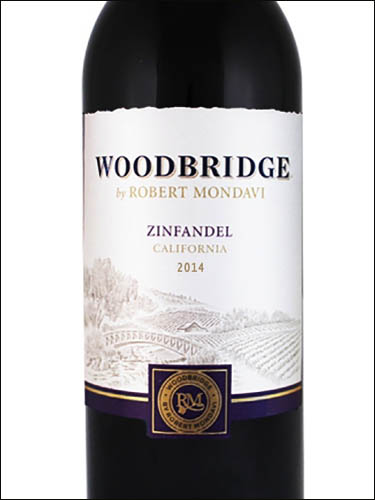 фото Robert Mondavi Woodbridge Zinfandel California Роберт Мондави Вудбридж Зинфандель Калифорния США вино красное